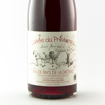 Vin de pays de la Drôme Le Moulin Cuvée du Printemps, HVE 2023 75 cl Rouge