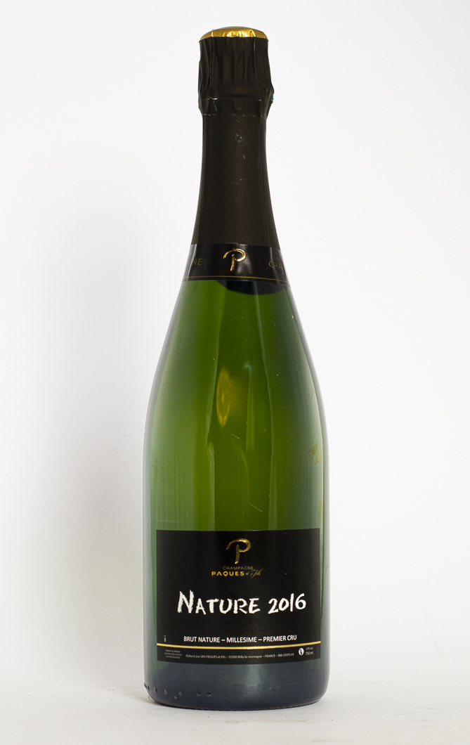 Champagne Paques brut nature zero dosage 2016 75 cl Bulles - Blanc