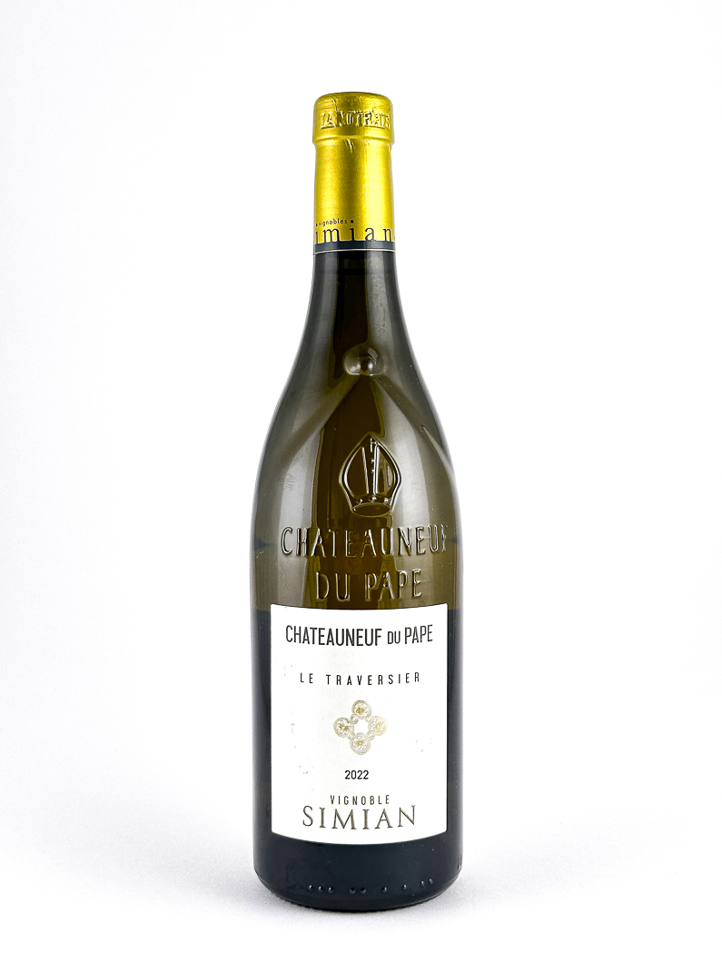 Châteauneuf du pape Simian Traversier BIO 2022 75 cl Blanc