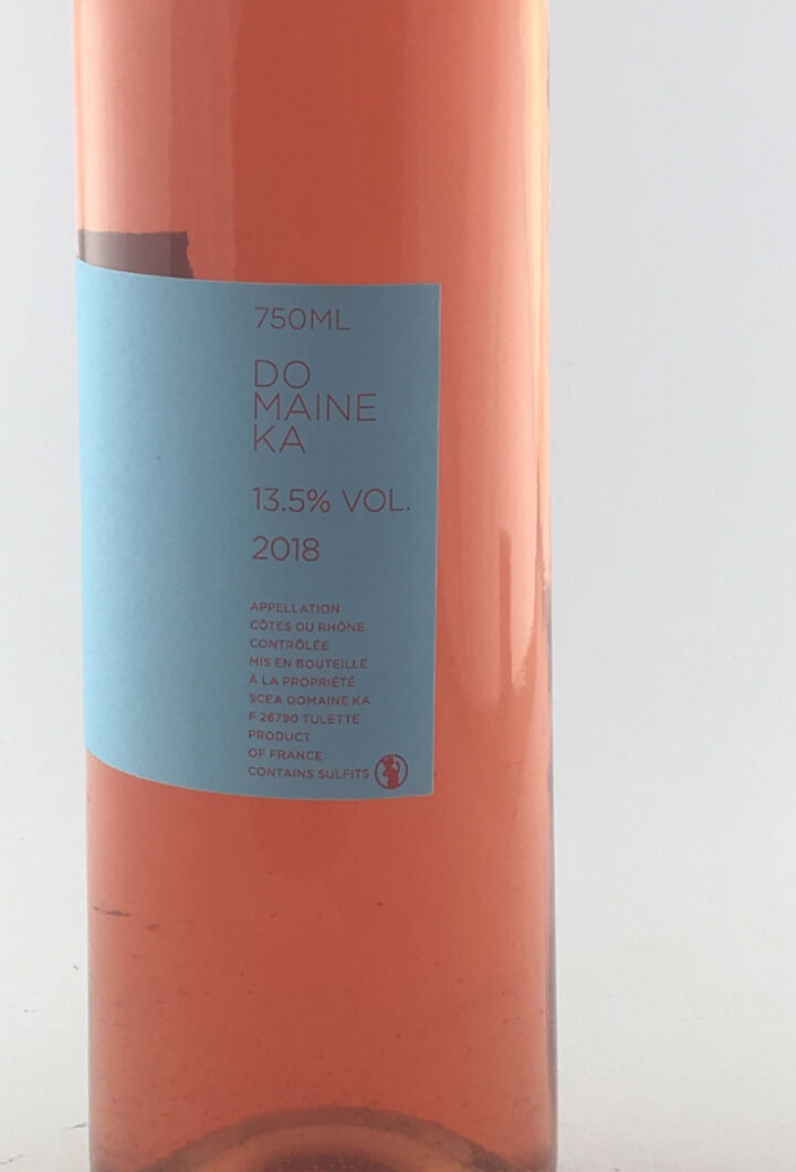 Côtes du Rhône Domaine KA Le Rosé 2018 75 cl Rosé