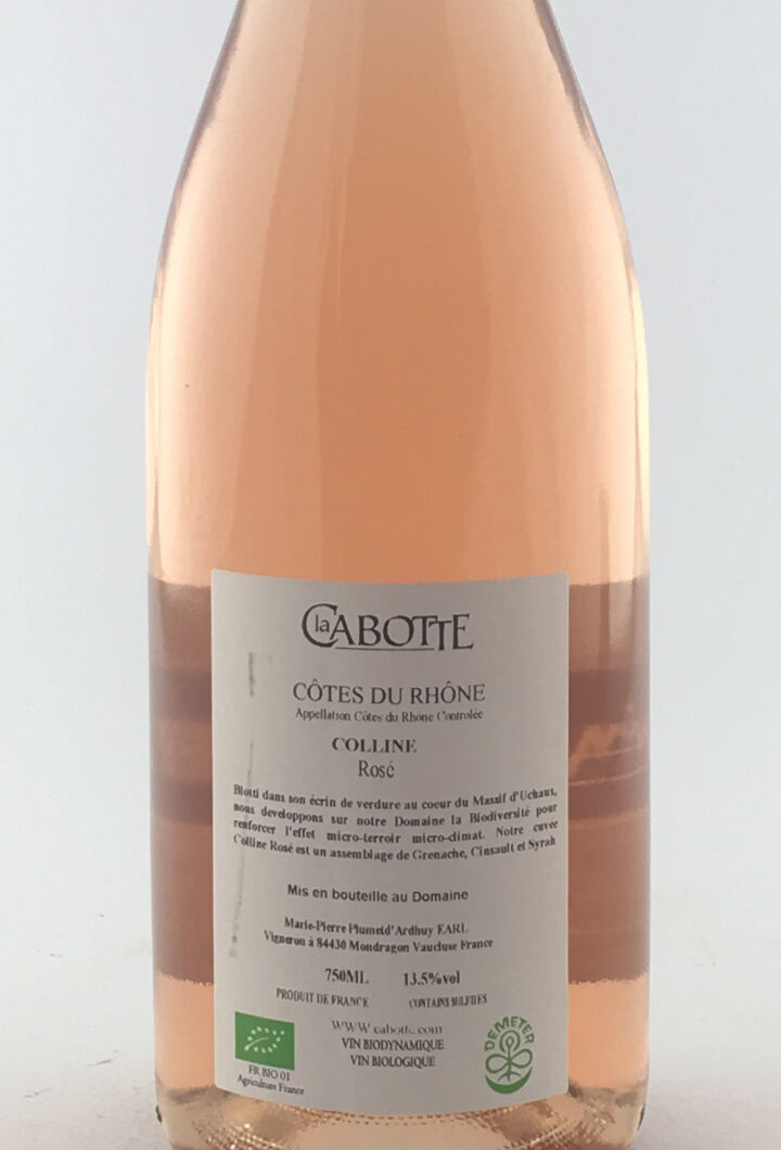 Côtes du Rhône La Cabotte Colline 2018 75 cl Rosé