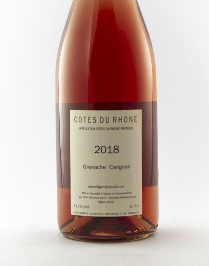 Vin de France Rune Elkjaer rosé 2018 75 cl Rosé
