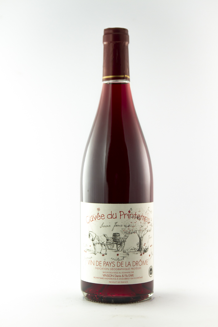 Vin de pays de la Drôme Le Moulin Cuvée du Printemps  2020 75 cl Rouge
