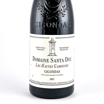 Gigondas Santa Duc Les Hautes Garrigues, BIO, Biodynamie 2021 75 cl Rouge