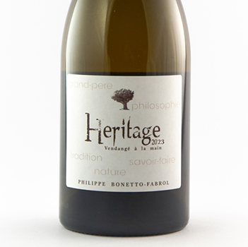 Grignan-Les-Adhémar Bonetto Fabrol Héritage BIO 2023 75 cl Blanc